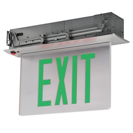 X9 Recessed Aluminum LED Edgelit Exit - Image 2