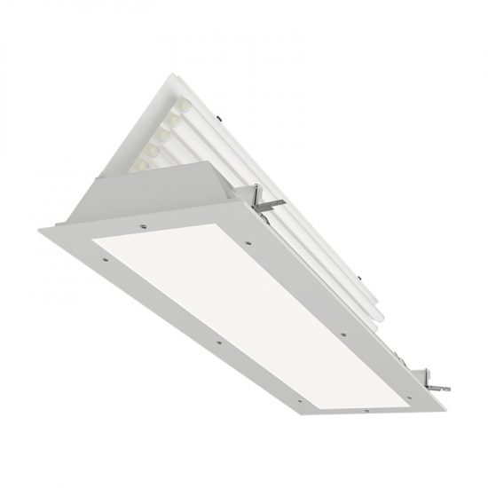 CLRL | LED Tube Clean Room Back Access Troffer for Paint Booths
