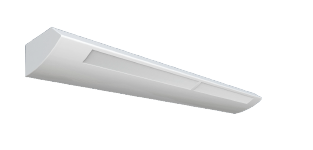 ASW HIGH PERFORMANCE SLOTTED FLUORESCENT WALL MOUNT LUMINAIRE