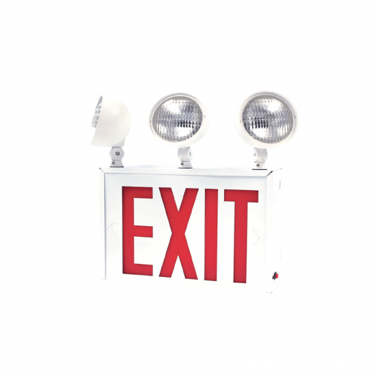 NYXEM6 New York Approved LED Exit & Incandescent Emergency Combo