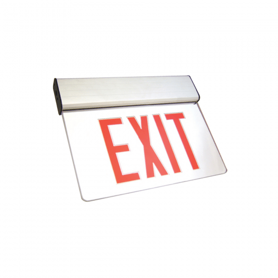 X1U Aluminum LED Edgelit Exit Sign