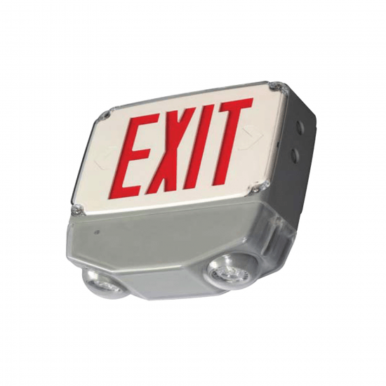 XEM5WLU Wet Location All LED Exit & Emergency Combo