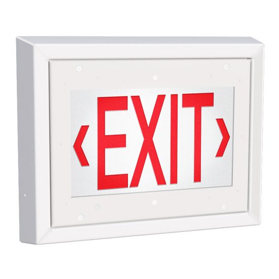 BABSWM | SURFACE WALL MOUNT Prison Grade LED Exit Sign