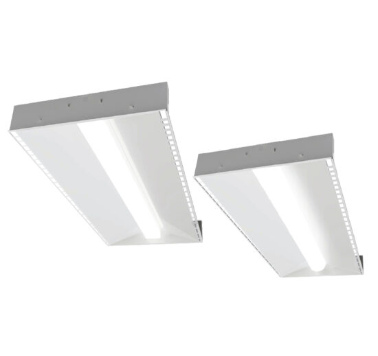 Square or rounded center lens options. Air return is standard