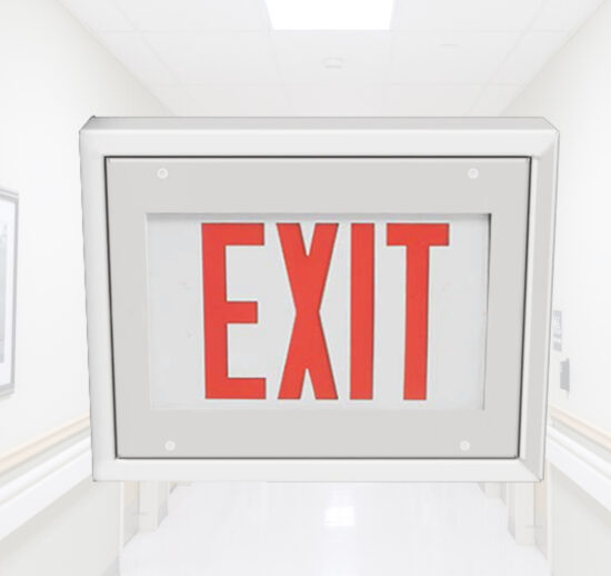 BHEXW - SQUARE SIDE EXIT SIGN