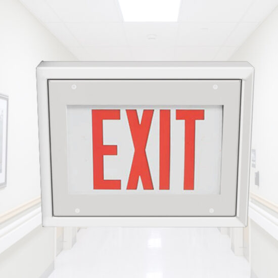 BHEXW - SQUARE SIDE EXIT SIGN