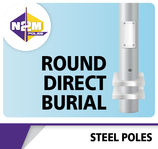 Round Direct Burial Poles