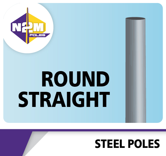 Straight Steel Round Poles