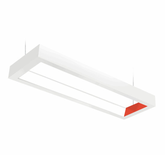 LDLOC – LINEAR LUMINAIRE WITH AN OPEN CENTER, PENDANT MOUNT