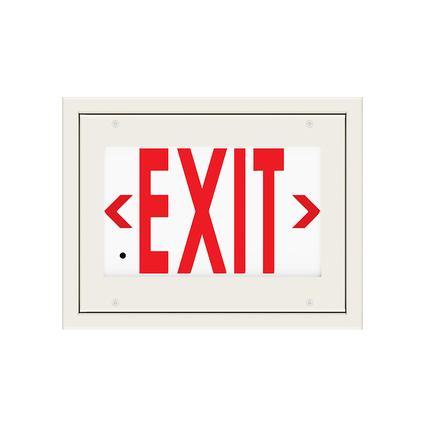 BABU | Wall, Top of Side Mount Exit Sign