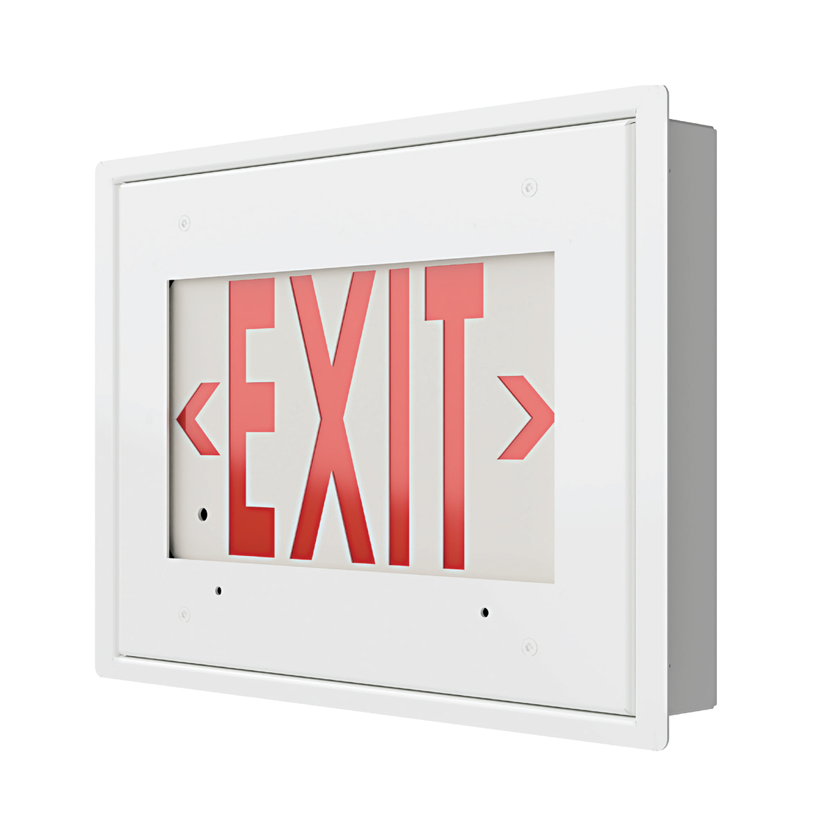 BHEXR - RECESSED EXIT SIGN FOR BEHAVIORAL HEALTH